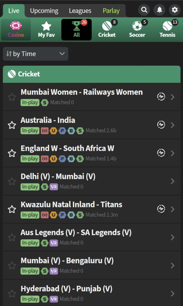 Sport betting